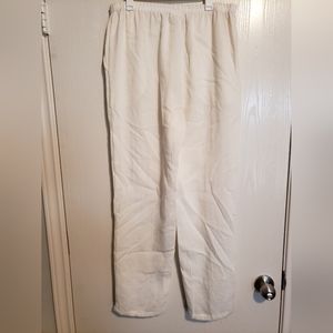 Fridaze white Linen pants size M